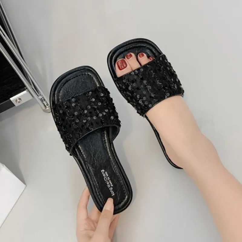 TATAYA Rubber Sole Abrasion Resistant Slide Slippers Women's-7