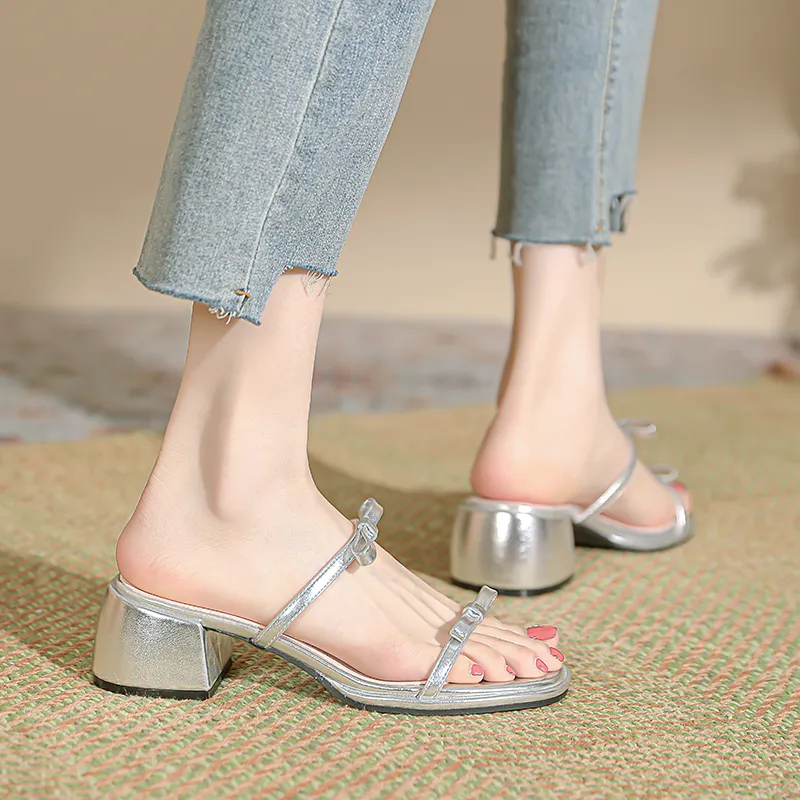 TATAYA Rubber Sole Abrasion Resistant Slide Slippers Women's-4