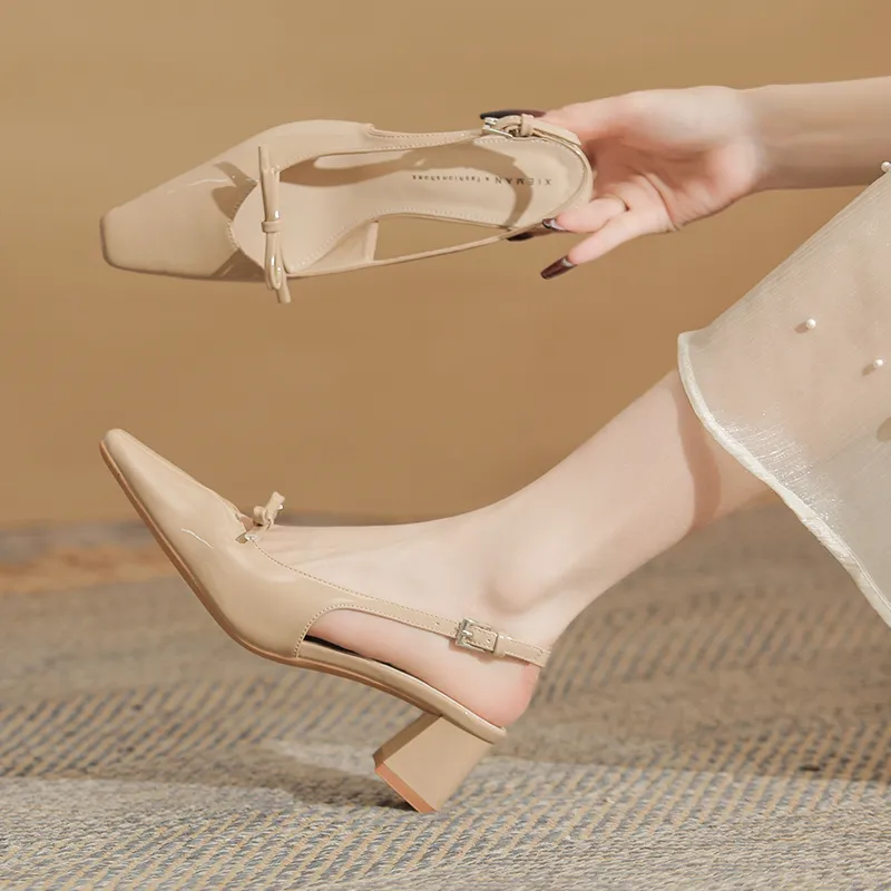 TATAYA Chunky Heel High Heels 5cm Women's-16