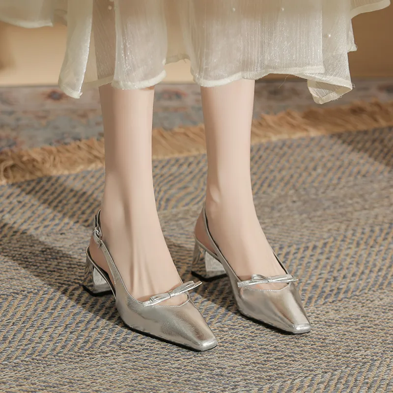 TATAYA Chunky Heel High Heels 5cm Women's-8
