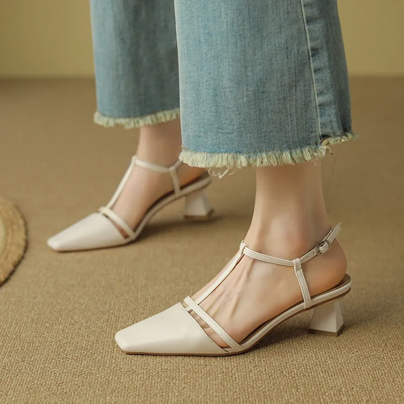 TATAYA Chunky Heel High Heels 5cm Women's-5