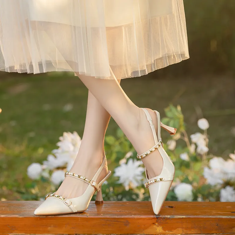 TATAYA Slim Heel High Heels 7.5cm Women's-4