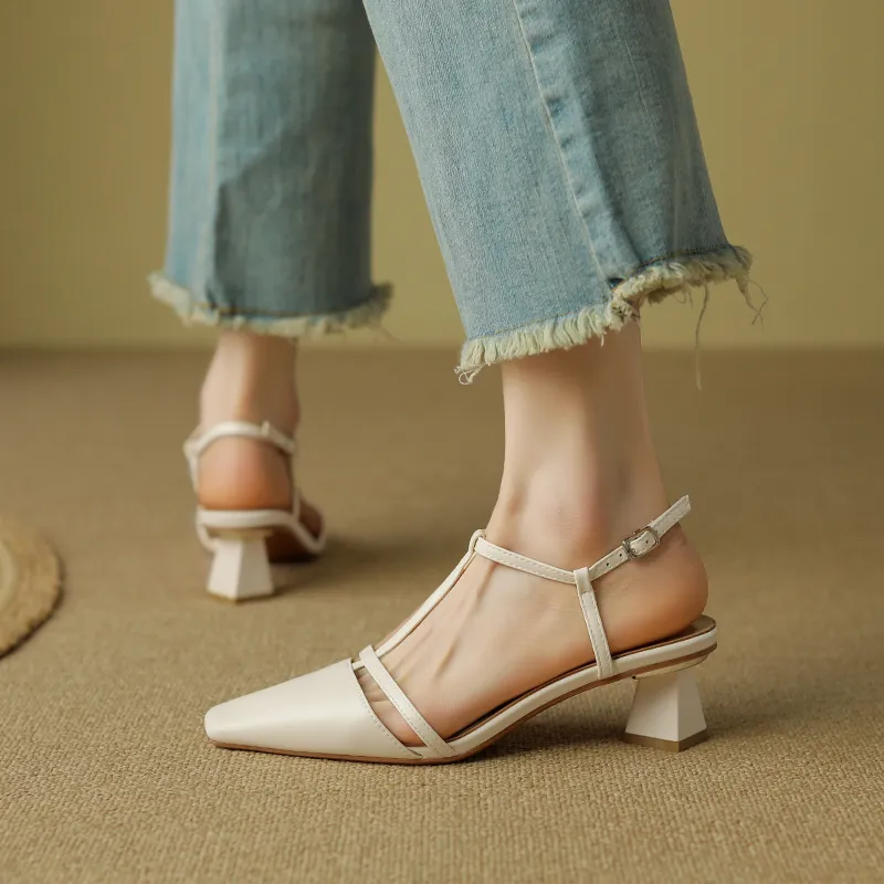TATAYA Chunky Heel High Heels 5cm Women's-7