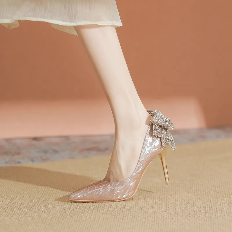 TATAYA Slim Heel High Heels 8cm Women's-6