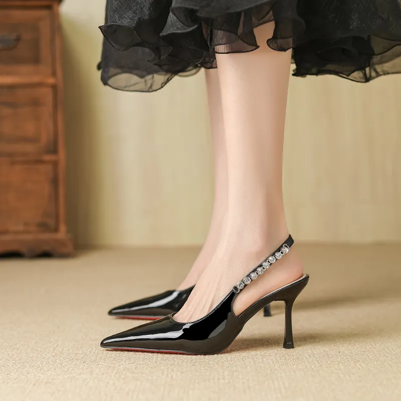 TATAYA Slim Heel High Heels 8cm Women's-10