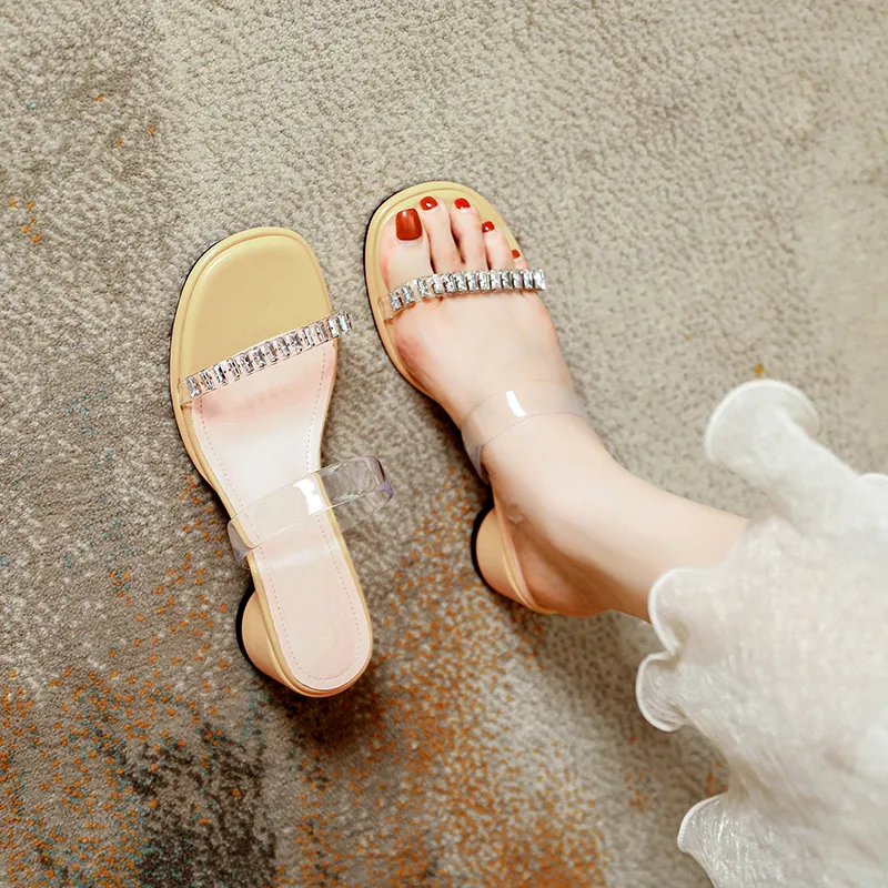 TATAYA Rubber Sole Abrasion Resistant Slide Slippers Women's-13