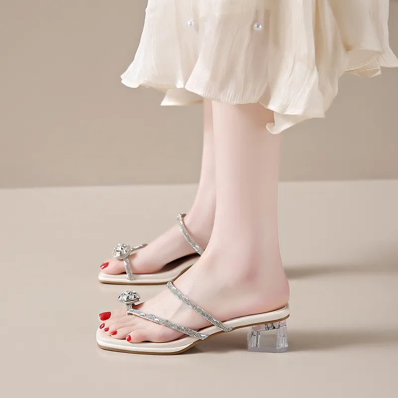 TATAYA Rubber Sole Slip Resistant Slide Slippers Women's-8