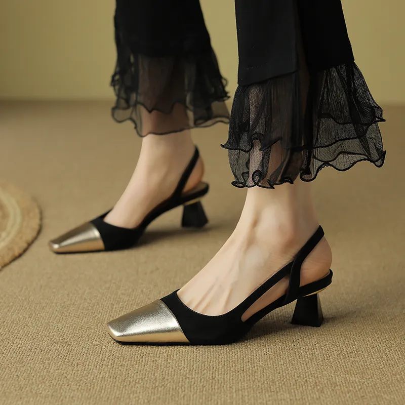 TATAYA Chunky Heel High Heels 5cm Women's-6