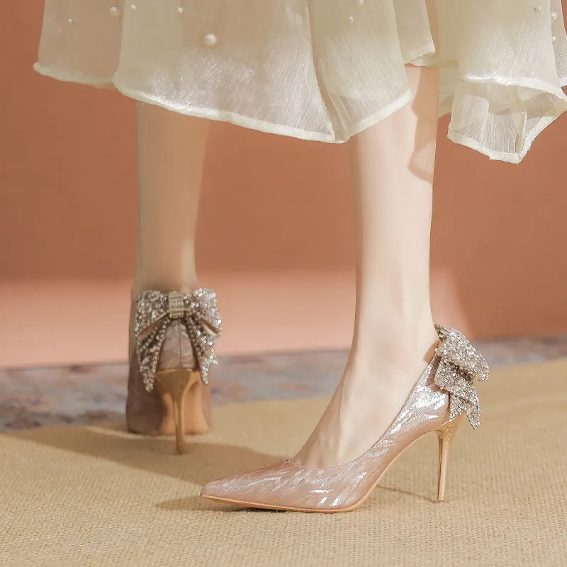 TATAYA Slim Heel High Heels 8cm Women's-9