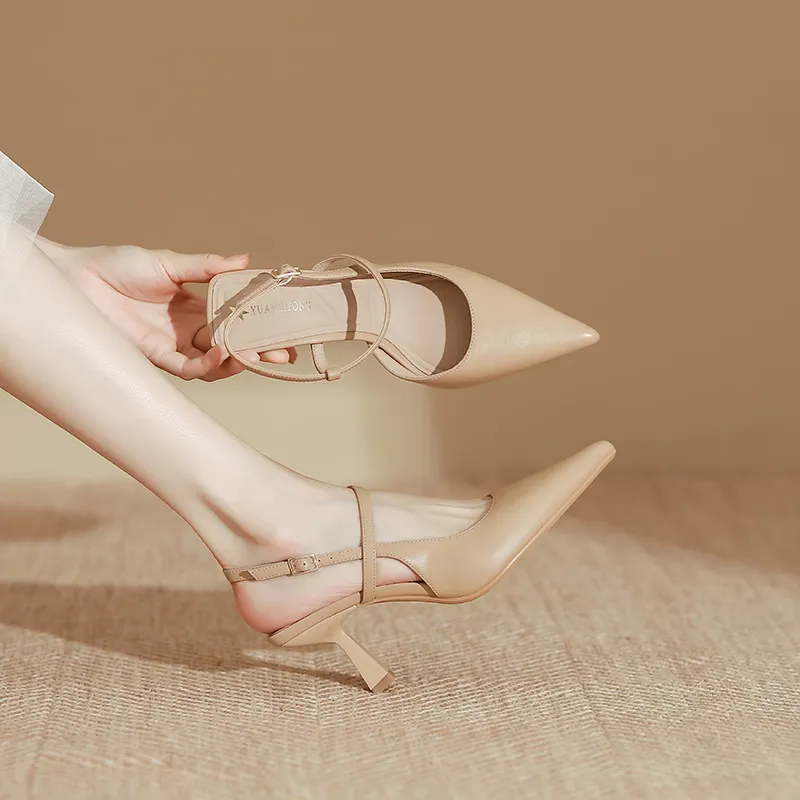 TATAYA High Heels Women's Ecru, Apricot-6