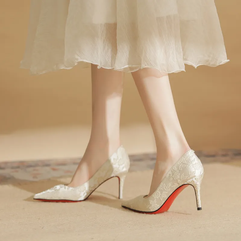 TATAYA Slim Heel High Heels Women's-2