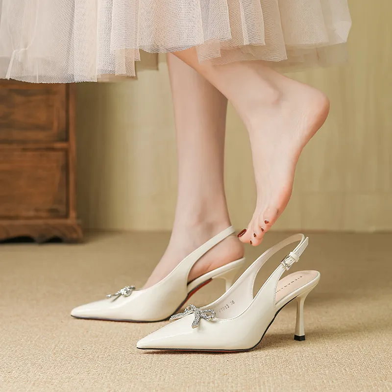 TATAYA Slim Heel High Heels 8cm Women's-11