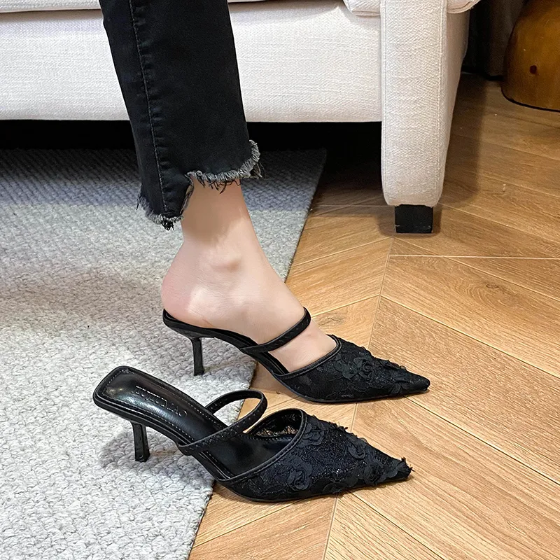 TATAYA Rubber Sole Abrasion Resistant Closed Toe Slippers Women's-7
