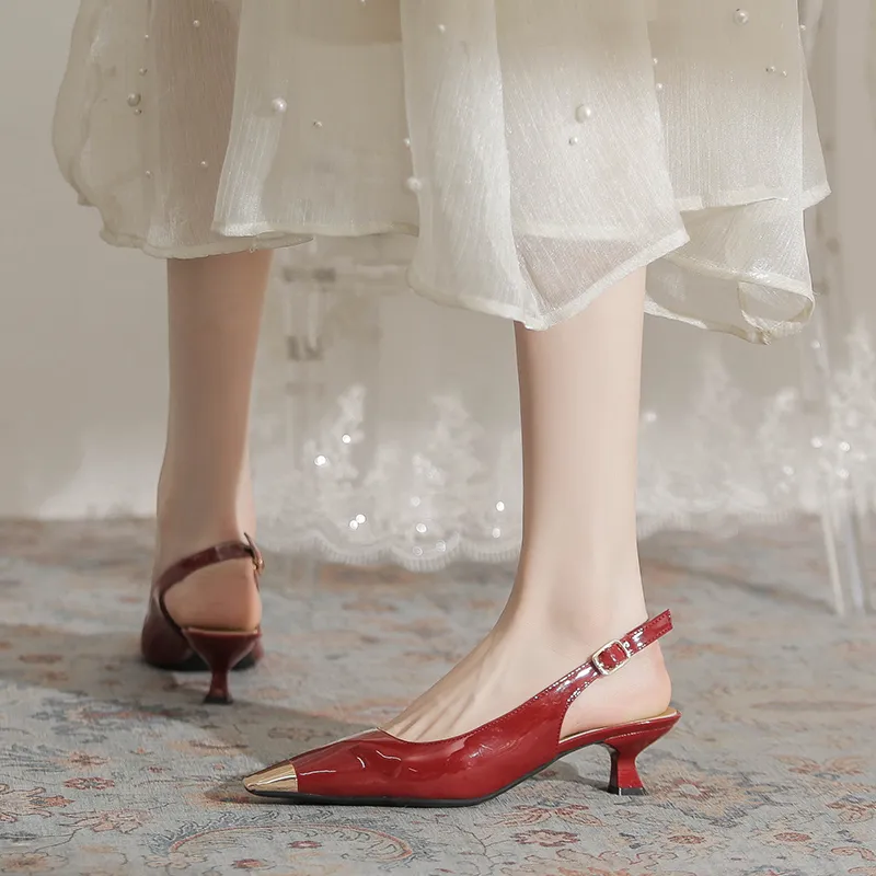 TATAYA Slim Heel High Heels 5cm Women's-14
