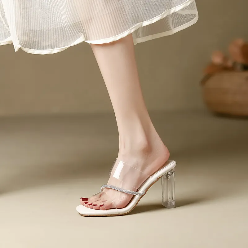 TATAYA Rubber Sole Abrasion Resistant Slide Slippers Women's-1