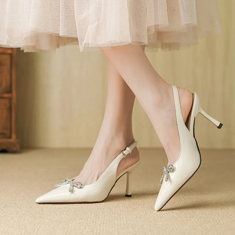 TATAYA Slim Heel High Heels 8cm Women's-9
