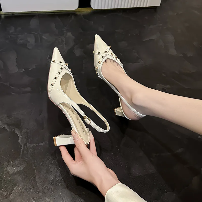 TATAYA Chunky Heel High Heels 6cm Women's-1