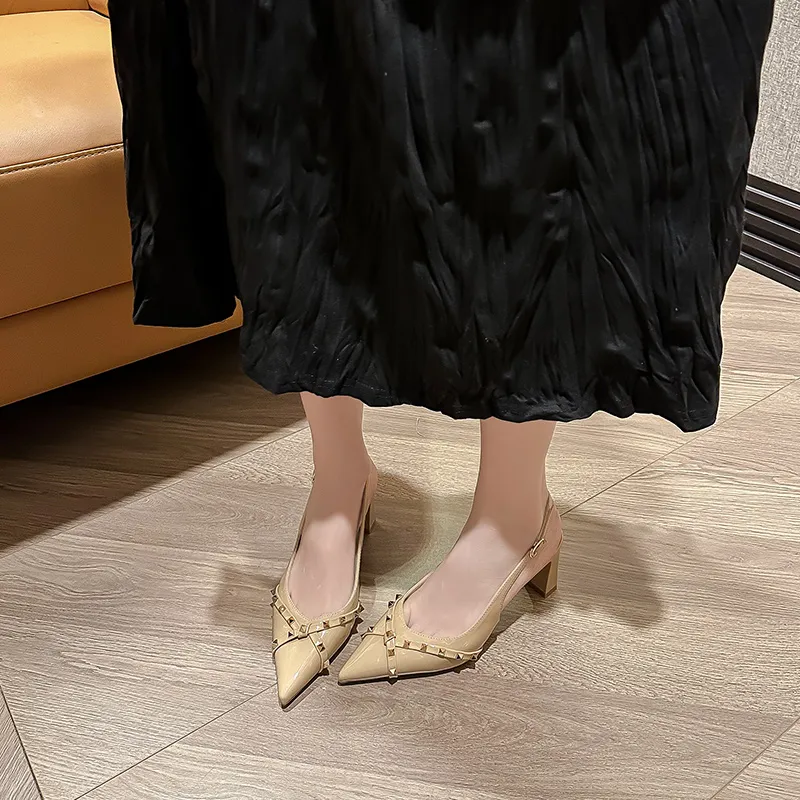TATAYA Chunky Heel High Heels 6cm Women's-6