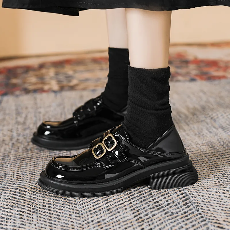 TATAYA Loafers Women's Black Matte-2