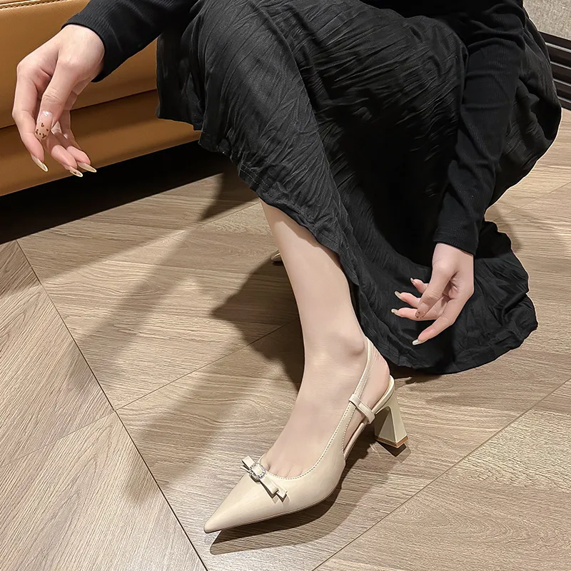 TATAYA Chunky Heel High Heels 6cm Women's-7