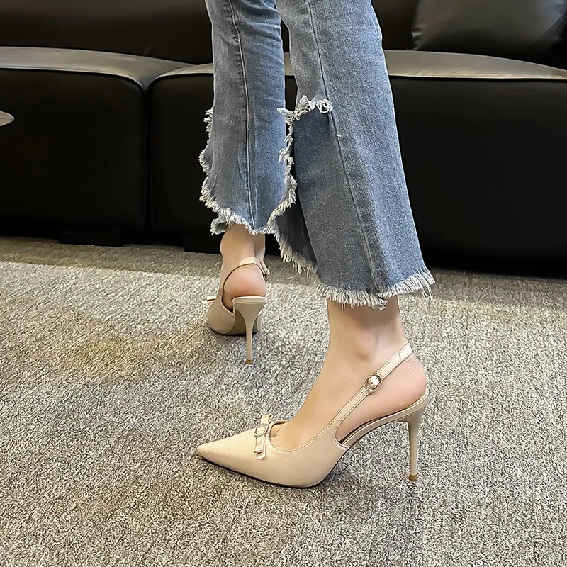 TATAYA Slim Heel High Heels 8cm Women's-3
