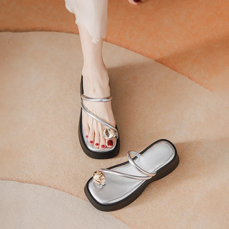 TATAYA Rubber Sole Abrasion Resistant Slide Slippers Women's-4