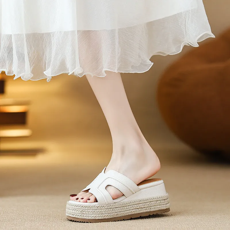 TATAYA Rubber Sole Abrasion Resistant Slide Slippers Women's-8