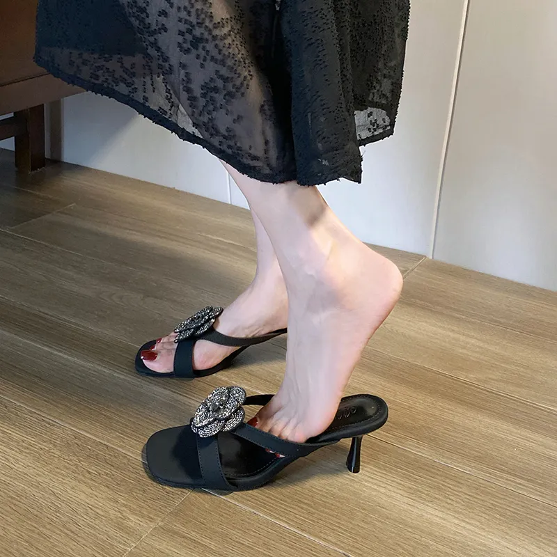 TATAYA Rubber Sole Abrasion Resistant Slide Slippers Women's-11