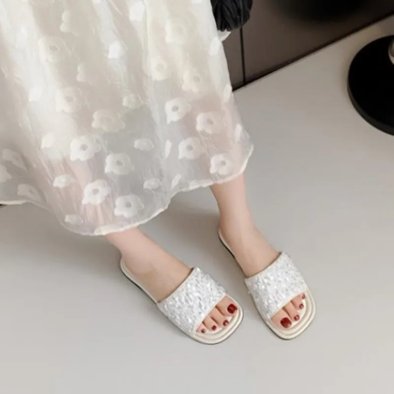 TATAYA Rubber Sole Abrasion Resistant Slide Slippers Women's-4