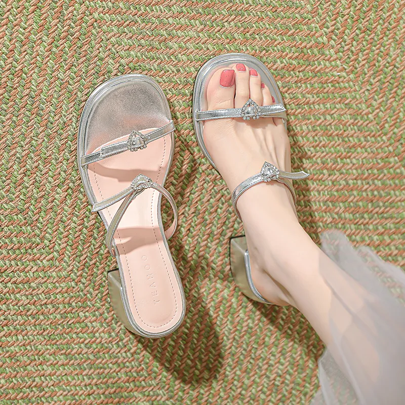 TATAYA Rubber Sole Abrasion Resistant Slide Slippers Women's-2