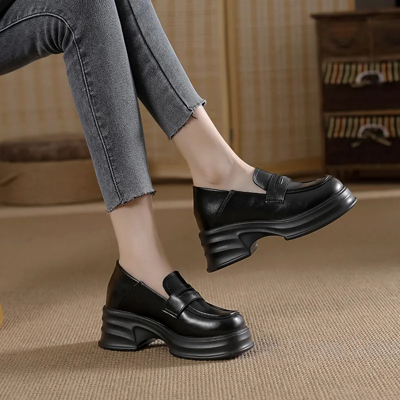 TATAYA Loafers Women's Black-4