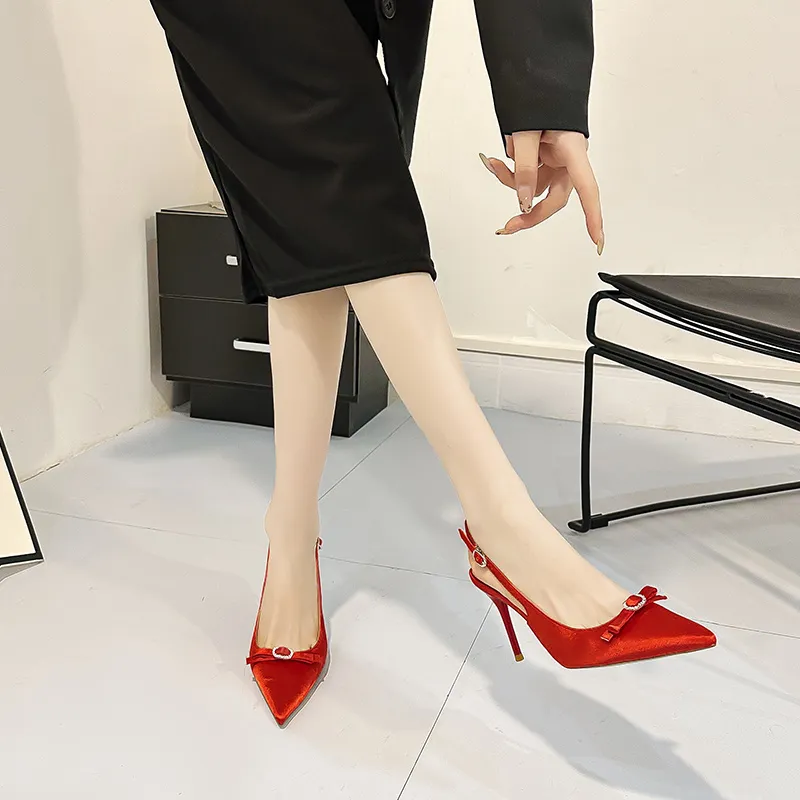 TATAYA Slim Heel High Heels 8cm Women's-6