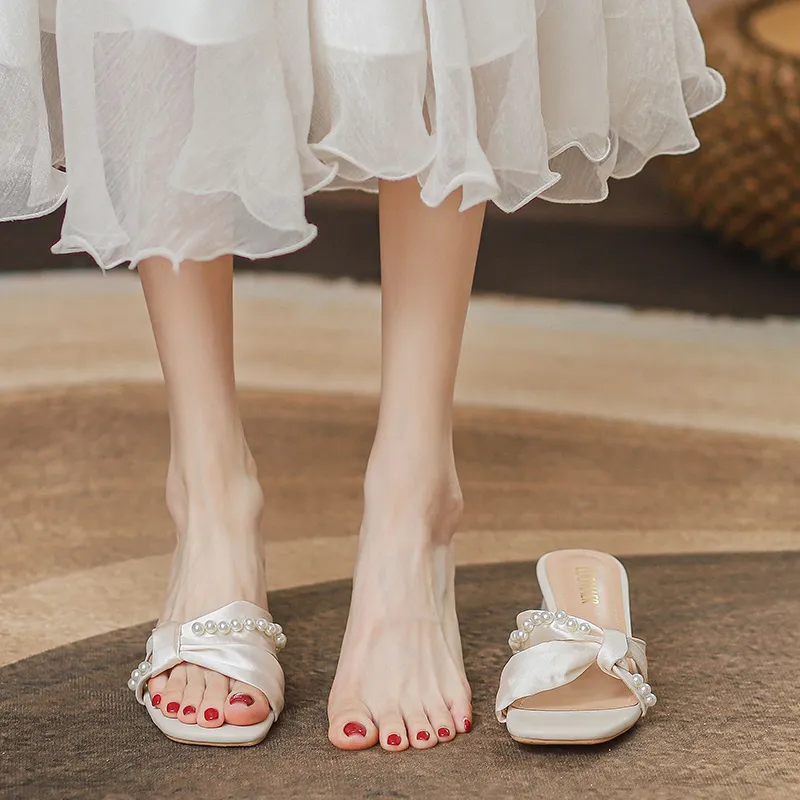 TATAYA Rubber Sole Abrasion Resistant Slide Slippers Women's-2