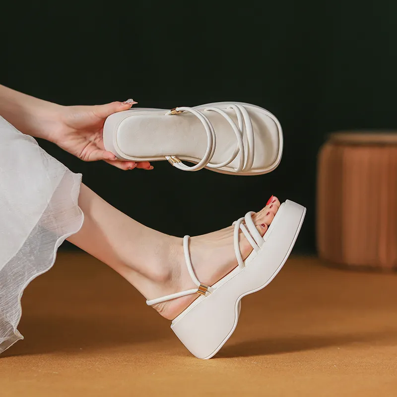 TATAYA Rubber Sole Abrasion Resistant Slide Slippers Women's-1