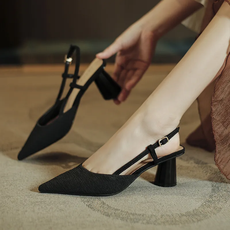 TATAYA Chunky Heel High Heels 6cm Women's-6