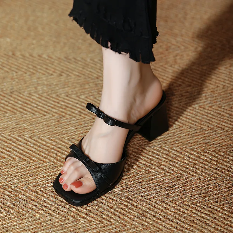 TATAYA Rubber Sole Abrasion Resistant Slide Slippers Women's-14