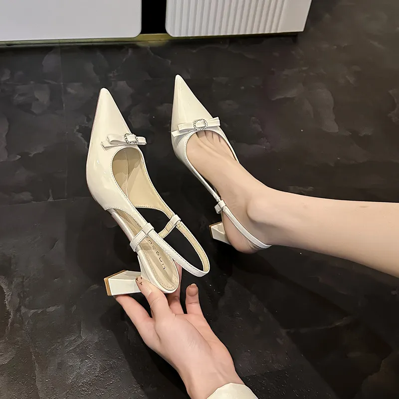 TATAYA Chunky Heel High Heels 6cm Women's-1