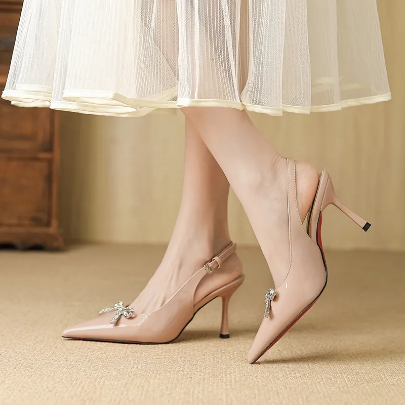 TATAYA Slim Heel High Heels 8cm Women's-14