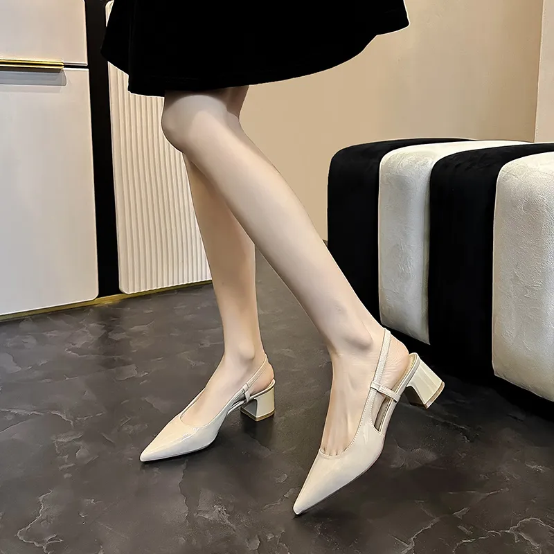 TATAYA Chunky Heel High Heels 4cm Women's-1
