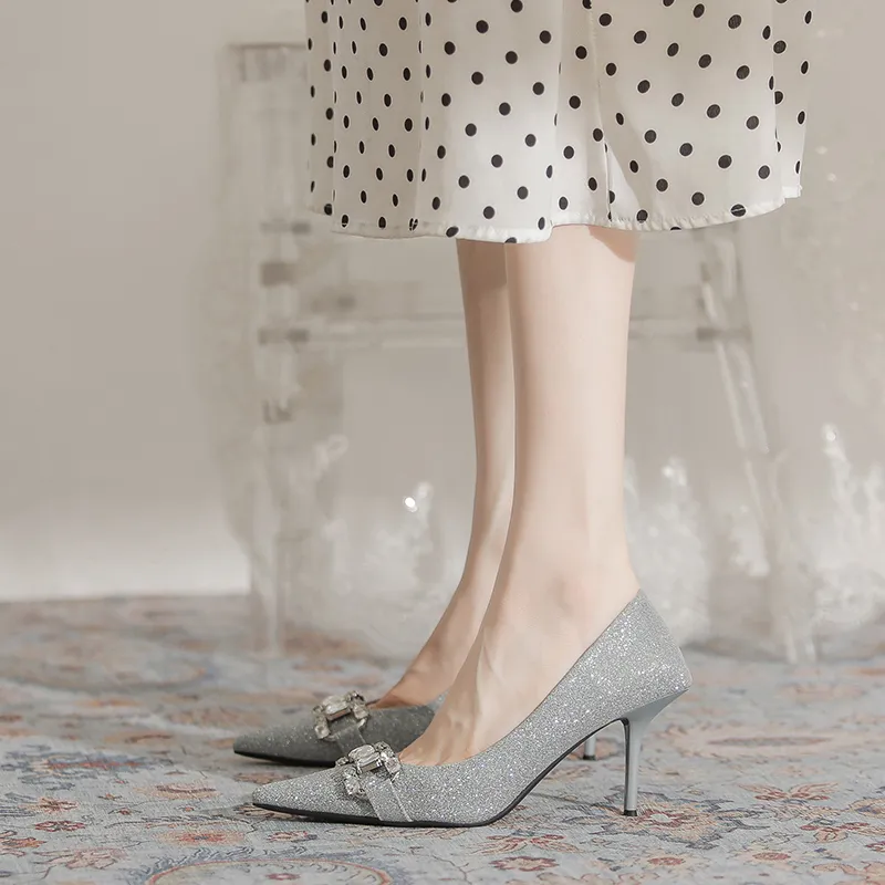 TATAYA Slim Heel High Heels 7cm Women's-2