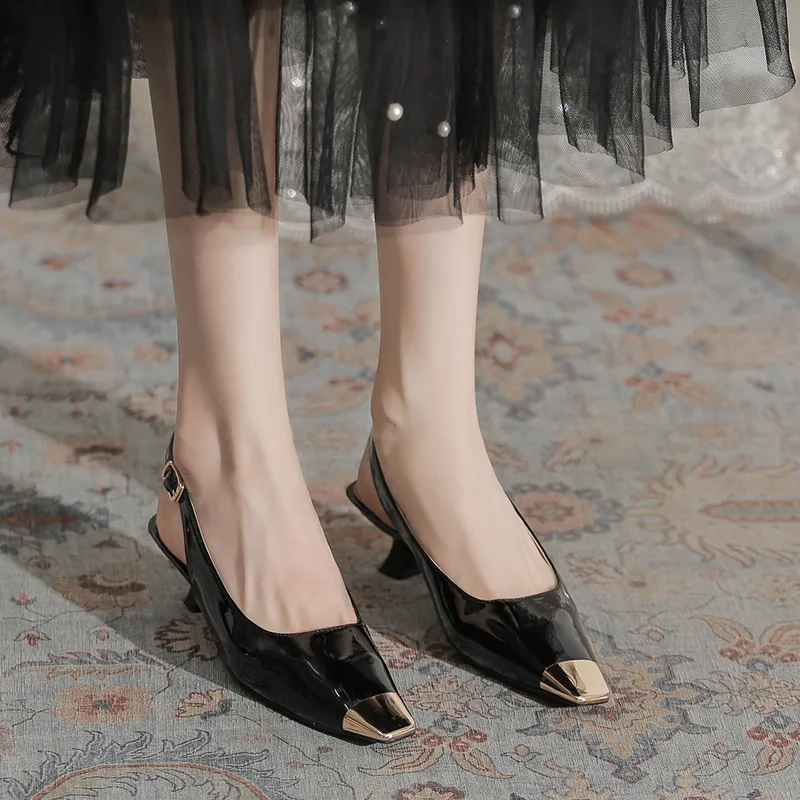 TATAYA Slim Heel High Heels 5cm Women's-3