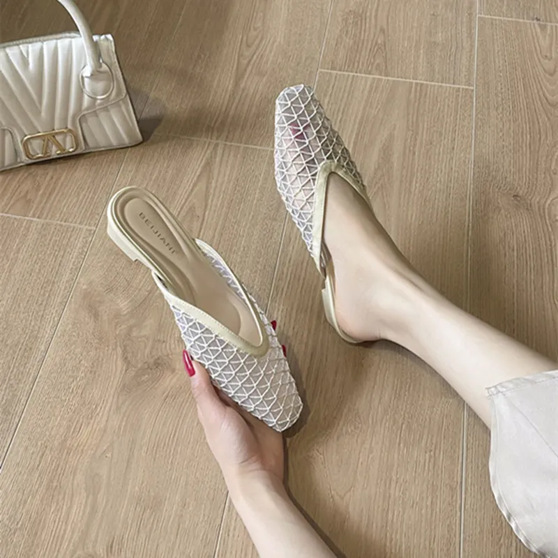 TATAYA Rubber Sole Abrasion Resistant Closed Toe Slippers Women's-1