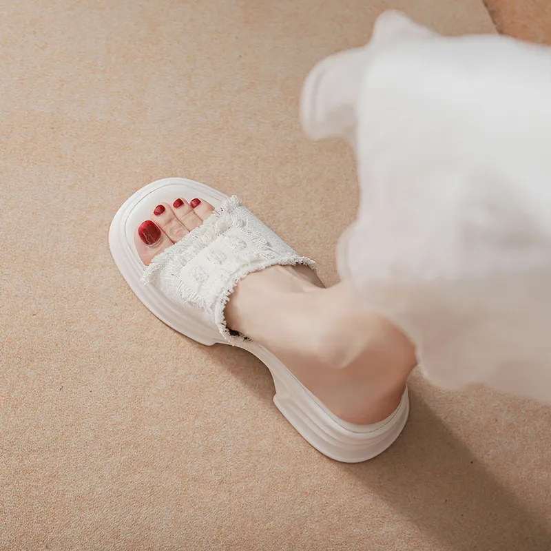 TATAYA Rubber Sole Abrasion Resistant Slide Slippers Women's-4