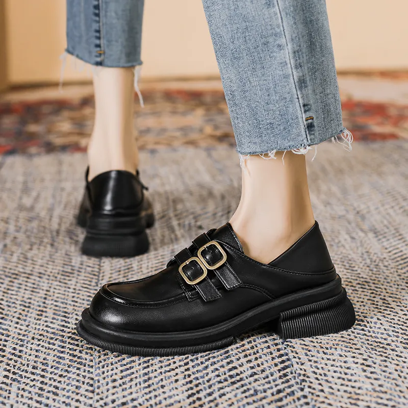 TATAYA Loafers Women's Black Matte-7