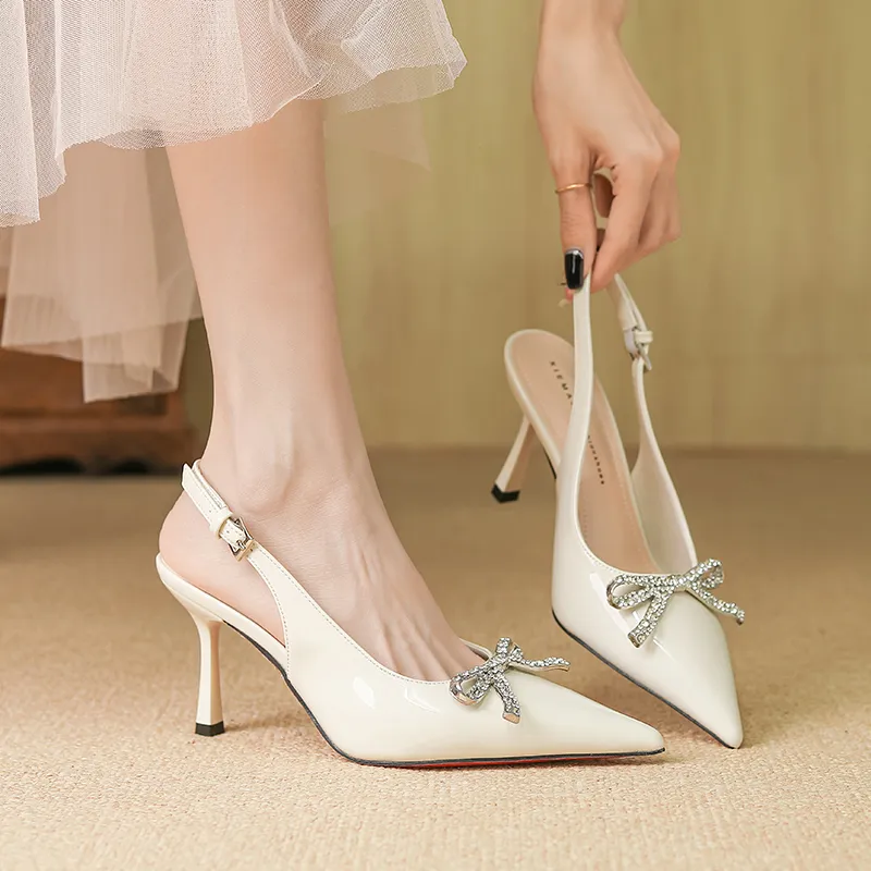 TATAYA Slim Heel High Heels 8cm Women's-7