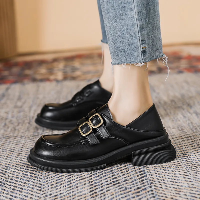 TATAYA Loafers Women's Black Matte-6