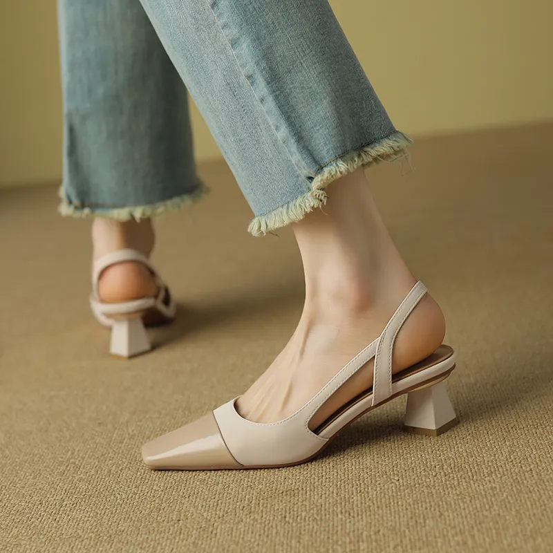 TATAYA Chunky Heel High Heels 5cm Women's-3
