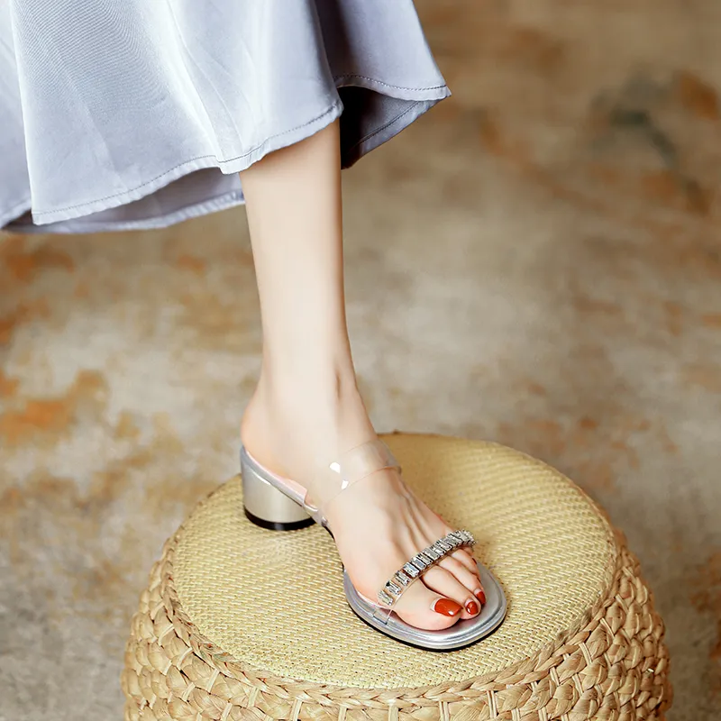 TATAYA Rubber Sole Abrasion Resistant Slide Slippers Women's-9