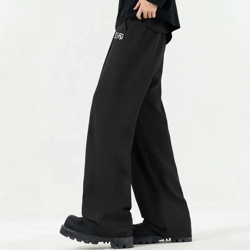 ZNTN Casual Pants Unisex Black-3