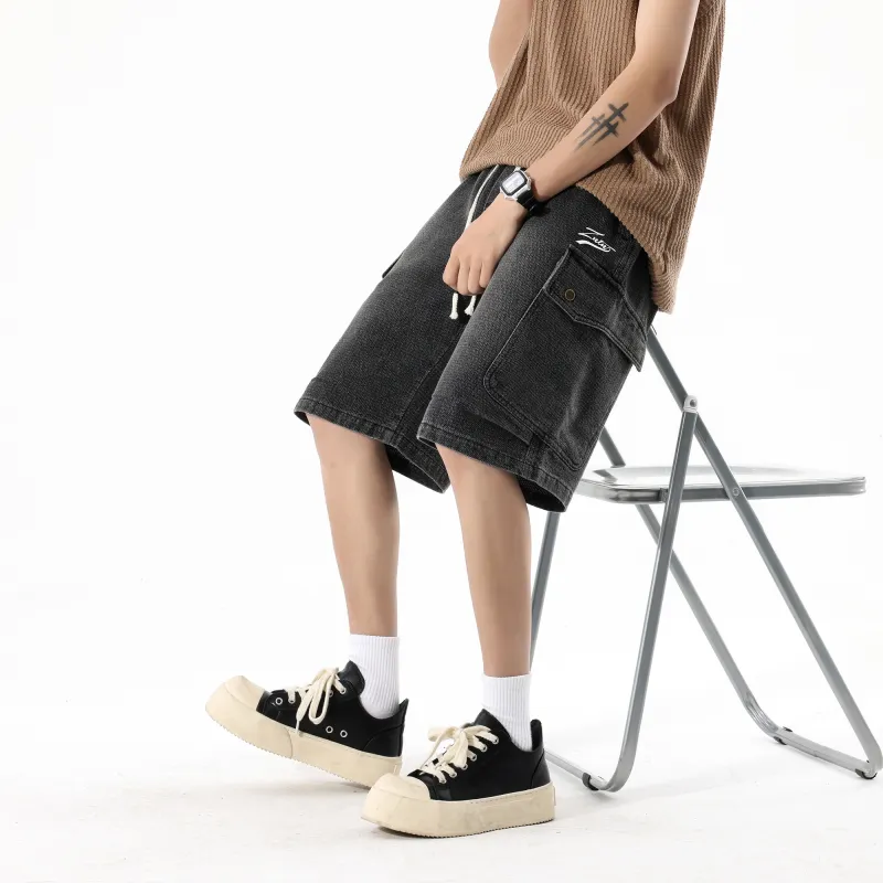 ZNTN Denim Shorts Unisex-5
